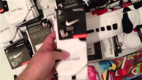 fake nike elite socks vs real|are nikes stitching real.